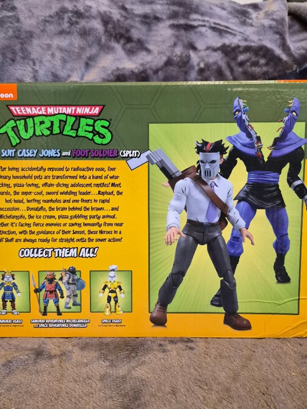 Nickelodeon TMNT Casey Jones & Foot Soldier Business Suit 2-Pack Boxed - READ